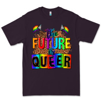 Plum the fuuture is queer Premium Tee - AdoDesignShop
