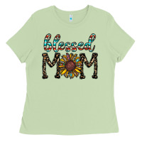 Matcha blessed mom Ladies Tee - CowhideDigitalArt