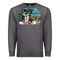 Charcoal Heather its freezin season Premium Sweatshirt - CowGirlArtShop