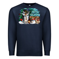 Navy its freezin season Premium Sweatshirt - CowGirlArtShop
