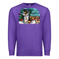 Purple its freezin season Premium Sweatshirt - CowGirlArtShop