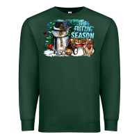 Sports Green its freezin season Premium Sweatshirt - CowGirlArtShop
