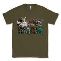 Army Green Bunny mama Classic Tee - CowhideDigitalArt