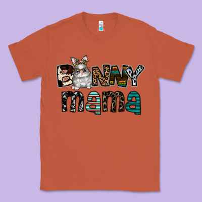 Bunny Mama Classic Tee Designed By Cowhidedigitalart