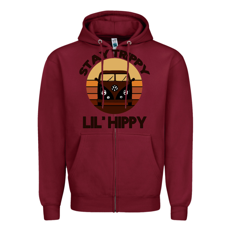 Stay Trippy Lil Hippy Zipper Hoodie by Bettercallsaul | Teevron