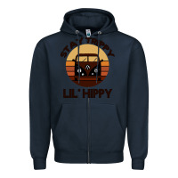 Navy Stay Trippy Lil Hippy Zipper Hoodie - Bettercallsaul