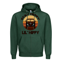 Sports Green Stay Trippy Lil Hippy Zipper Hoodie - Bettercallsaul