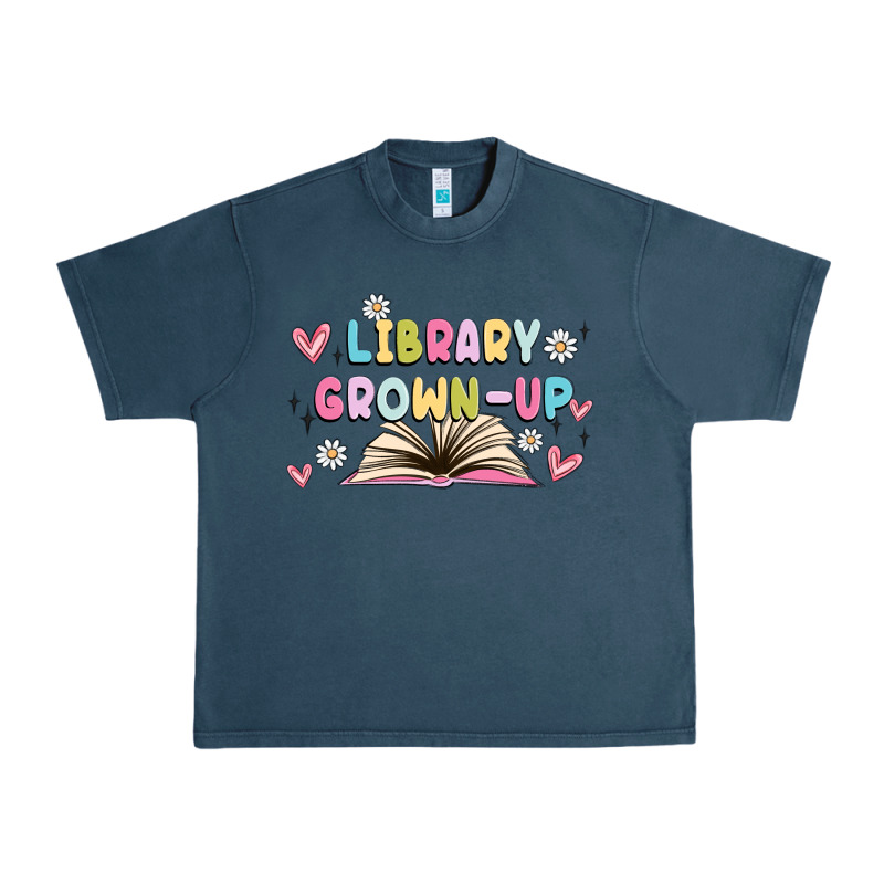 Library Grown Up Urban Heavy Tee by MaliasSmallBusiness | Teevron