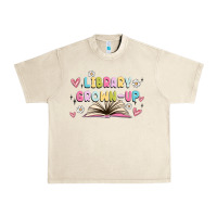 Sandshell library grown up Urban Heavy Tee - MaliasSmallBusiness