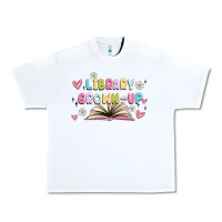 White library grown up Urban Heavy Tee - MaliasSmallBusiness