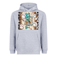 Heather Grey tigers baseball with tiger Heavyweight Hoodie - TumblerDesignByShophia