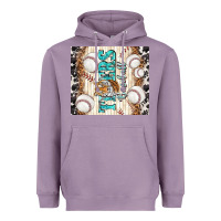 Lavender tigers baseball with tiger Heavyweight Hoodie - TumblerDesignByShophia