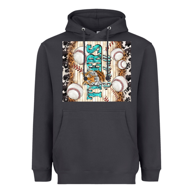 Tigers Baseball With Tiger Heavyweight Hoodie by TumblerDesignByShophia | Teevron