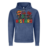 Vintage Denim we are black history Vintage Hoodie - MaliasSmallBusiness