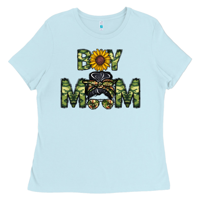 Boy Mom Ladies Tee by CowhideDigitalArt | Teevron