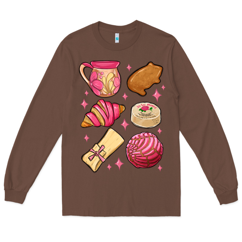 Mexican Pan Dulce Long Sleeve Tee by MaliasSmallBusiness | Teevron