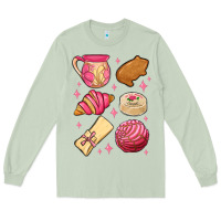Matcha mexican pan dulce Long Sleeve Tee - MaliasSmallBusiness