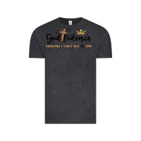 Vintage Black godfidence Vintage Tee - MaliasSmallBusiness