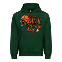Forest Green it's a basketball kinda day Urban Hoodie - FaDigitalArtStudio