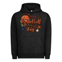 Pigment Black it's a basketball kinda day Urban Hoodie - FaDigitalArtStudio