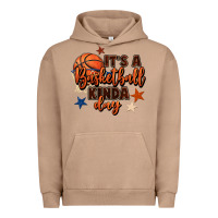 Pigment Burro it's a basketball kinda day Urban Hoodie - FaDigitalArtStudio