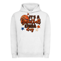 Pigment Lunar Rock it's a basketball kinda day Urban Hoodie - FaDigitalArtStudio