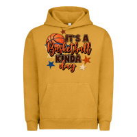 Pigment Peanut Butter it's a basketball kinda day Urban Hoodie - FaDigitalArtStudio