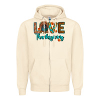 Sandshell love thanksgiving turkey Zipper Hoodie - RanaPortraitStore