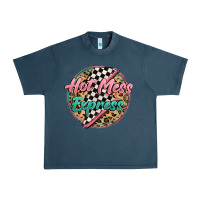 Midnight Navy hot mess express Urban Heavy Tee - MaliasSmallBusiness