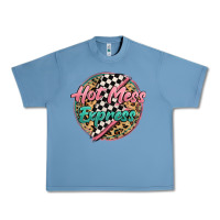 Pebble Blue hot mess express Urban Heavy Tee - MaliasSmallBusiness