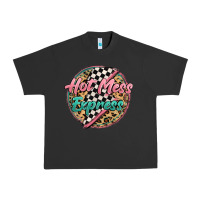 Pigment Black hot mess express Urban Heavy Tee - MaliasSmallBusiness