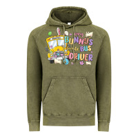 Vintage Olive every bunny's favorite bus driver malia Vintage Hoodie - MaliasSmallBusiness