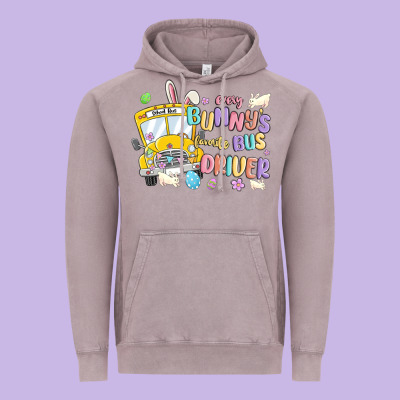 Every Bunny's Favorite Bus Driver Malia Vintage Hoodie Designed By Maliassmallbusiness