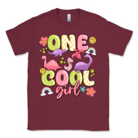 Burgundy one cool girl Classic Tee - MaliasSmallBusiness
