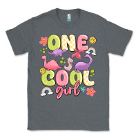 Charcoal Heather one cool girl Classic Tee - MaliasSmallBusiness