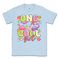 Dusty Blue one cool girl Classic Tee - MaliasSmallBusiness