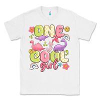 White one cool girl Classic Tee - MaliasSmallBusiness