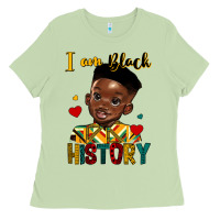 Matcha i am black history black boy Ladies Tee - HRA Design Shop