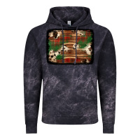 Cloud Black christmas buffalo plaid cowhide background Vintage Hoodie - Jasminsmagicworld