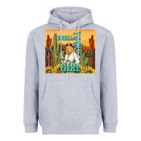Heather Grey small town girl Heavyweight Hoodie - TumblerDesignByShophia