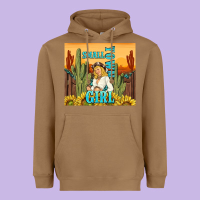 Small Town Girl Heavyweight Hoodie Designed By Tumblerdesignbyshophia