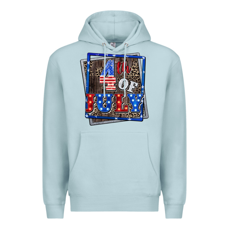 4th Of July Premium Hoodie by CowGirlArtShop | Teevron