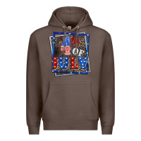 Coffee 4th of july Premium Hoodie - CowGirlArtShop
