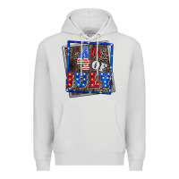 Dove Grey 4th of july Premium Hoodie - CowGirlArtShop