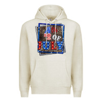 Oatmeal Heather 4th of july Premium Hoodie - CowGirlArtShop
