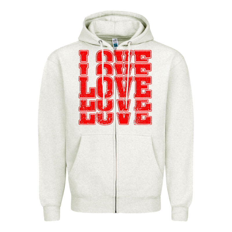 Love Zipper Hoodie by Bettercallsaul | Teevron