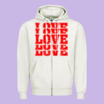 Love Zipper Hoodie Designed By Bettercallsaul