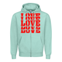 Seafoam Love Zipper Hoodie - Bettercallsaul