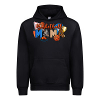 Black basketball mama Urban Hoodie - FaDigitalArtStudio