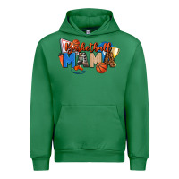 Emerald basketball mama Urban Hoodie - FaDigitalArtStudio